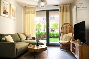 Apartament BALI z prywatnym ogródkiem – Apartmore Scala, Gdańsk