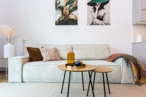 Salon apartamentu HEMMA – Apartmore, Gdańsk Nadmotławie