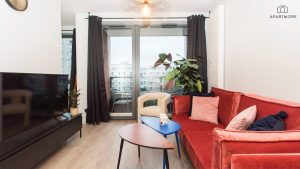 Studio MARIGOLD z balkonem – Apartmore Scala, Gdańsk