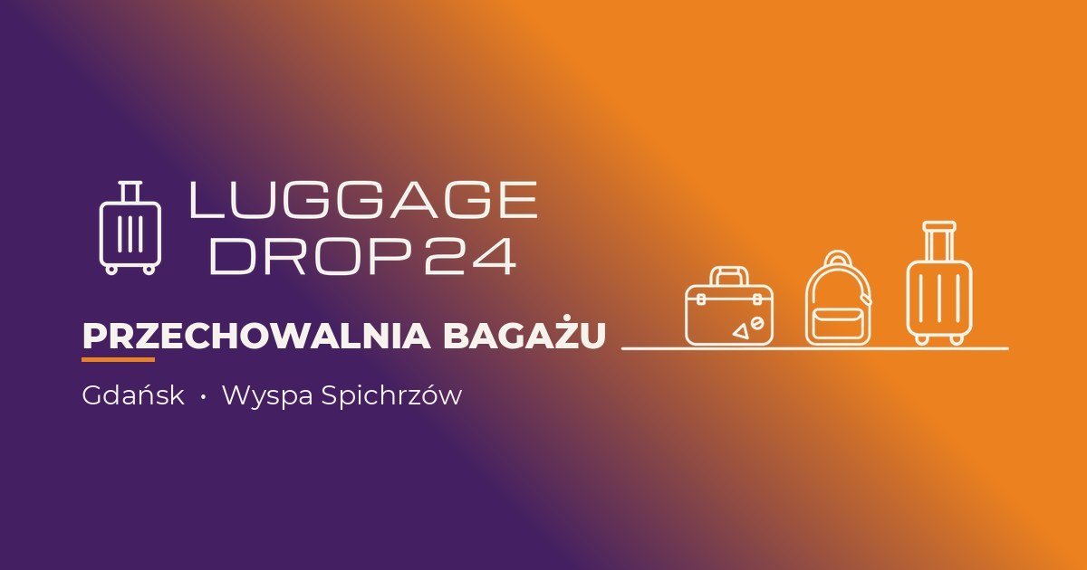 Luggage Drop 24, Gepäckaufbewahrung mit Selbstbedienung auf der Speicherinsel in Danzig